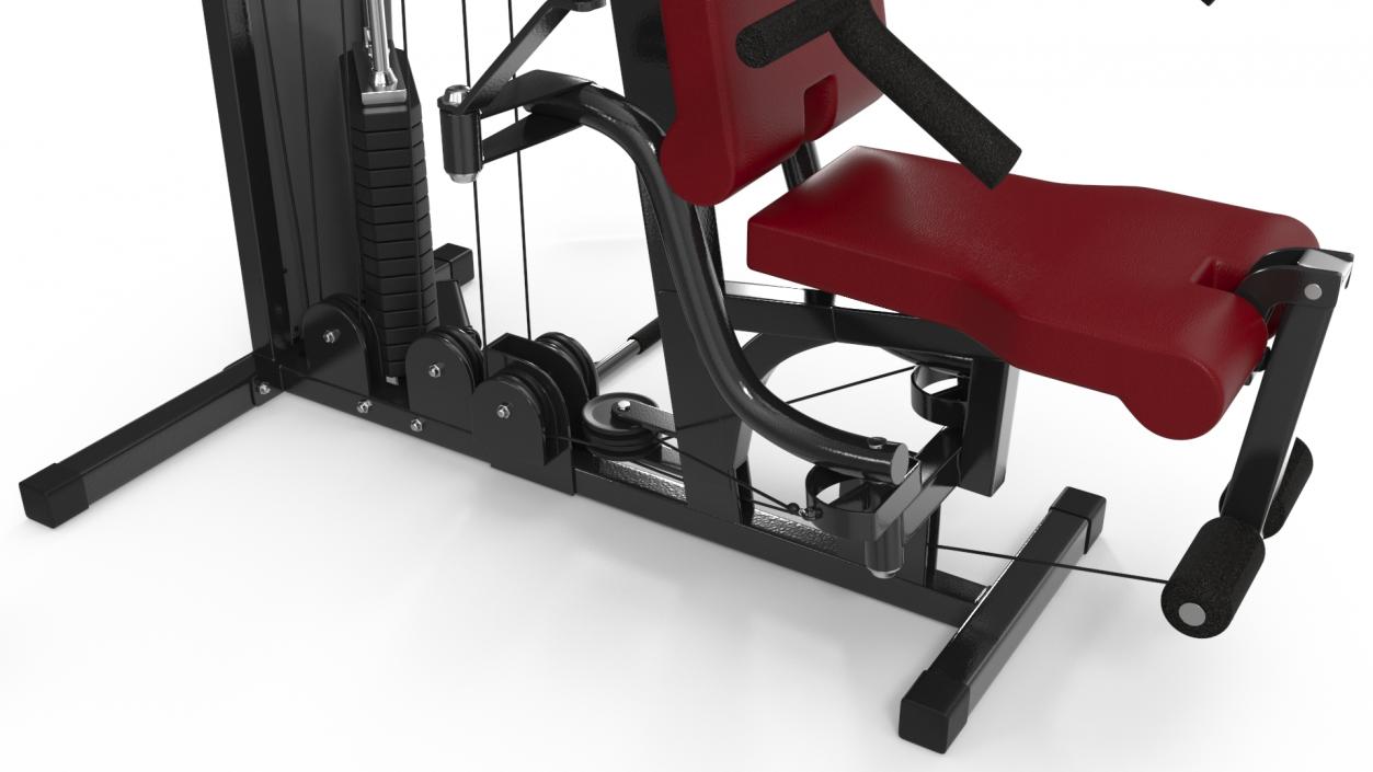 Multi Fitness Equipment Home Gym 3D