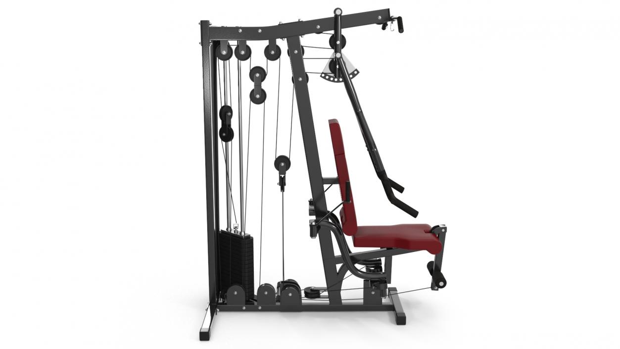 Multi Fitness Equipment Home Gym 3D