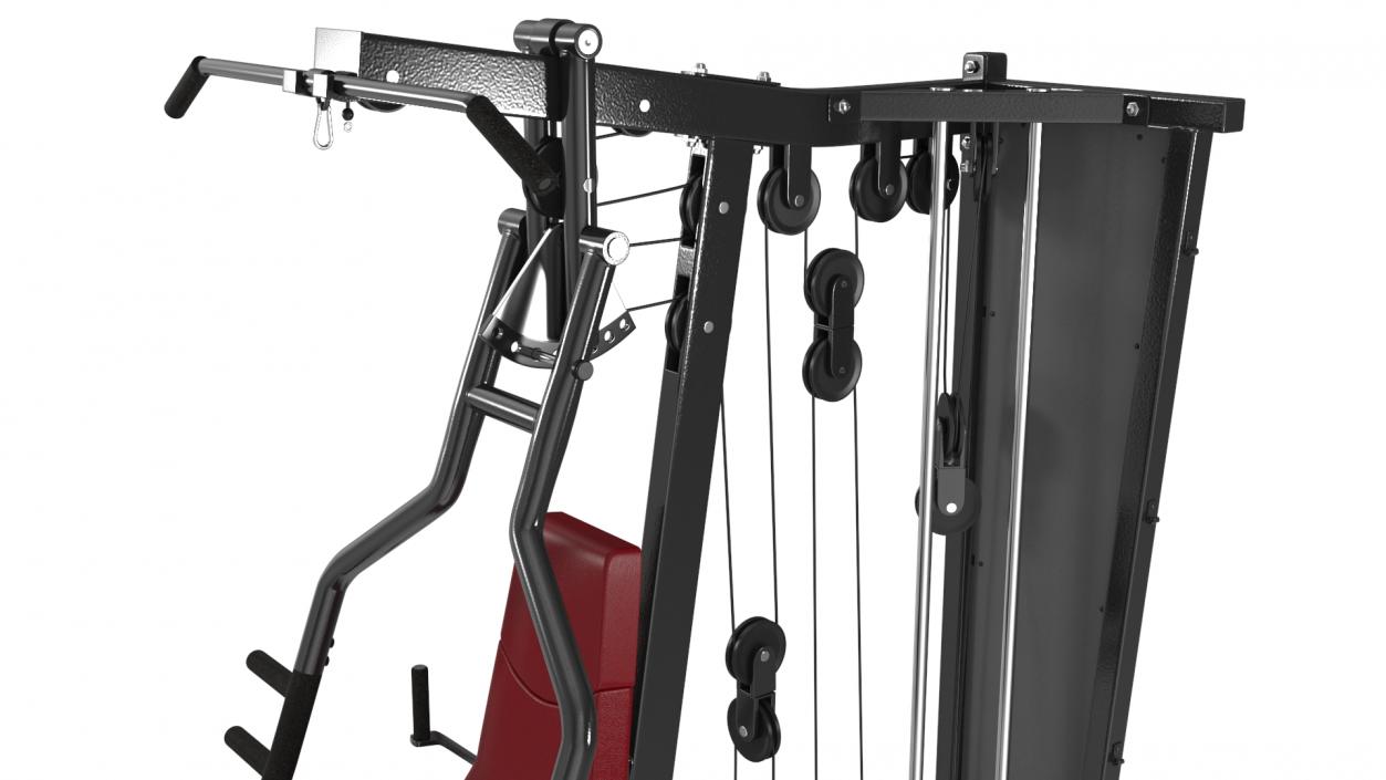 Multi Fitness Equipment Home Gym 3D