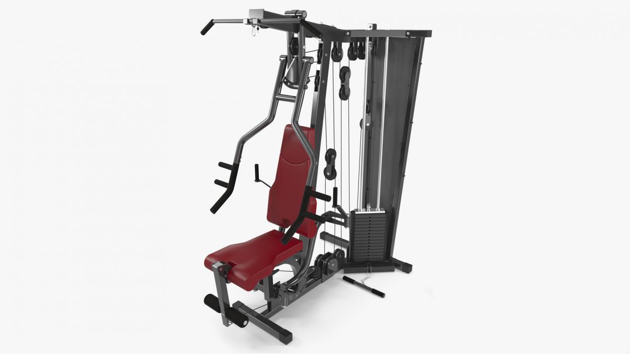 Multi Fitness Equipment Home Gym 3D