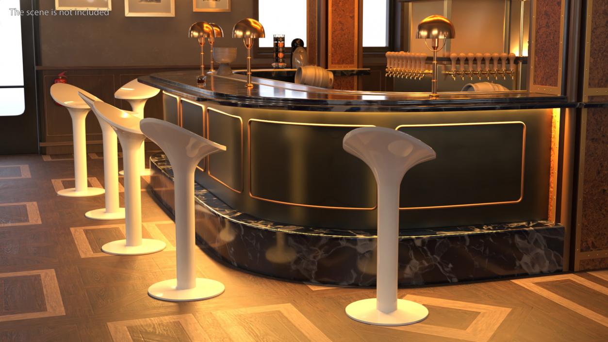 3D model Futuristic Bar Stool