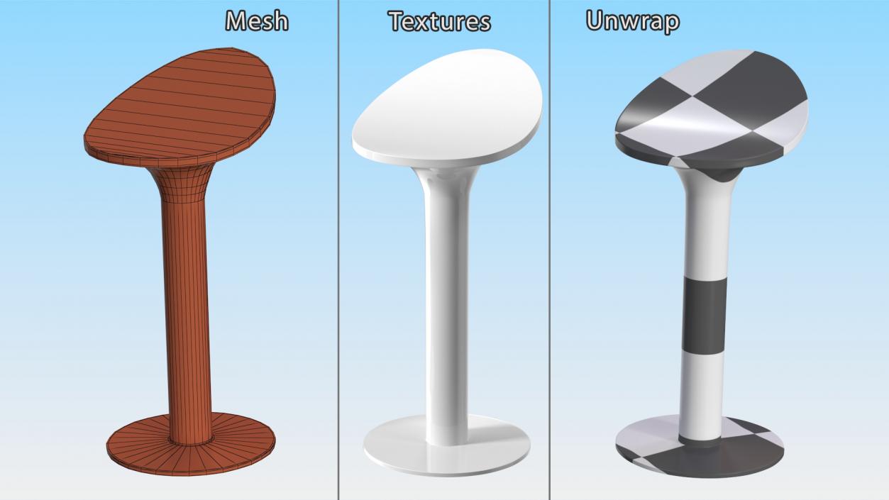 3D model Futuristic Bar Stool