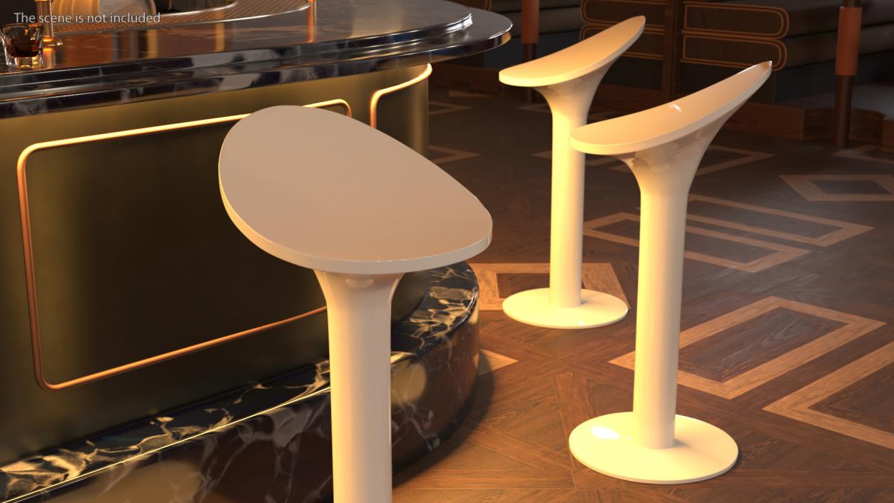 3D model Futuristic Bar Stool