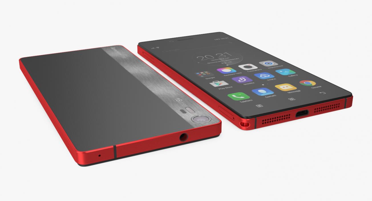 Lenovo Vibe Shot Crimson 3D model