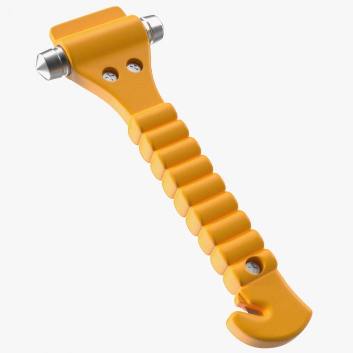 3D Glass Breaker Hammer with Seatbelt Cutter