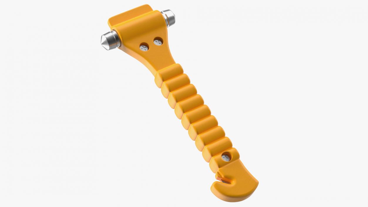 3D Glass Breaker Hammer with Seatbelt Cutter