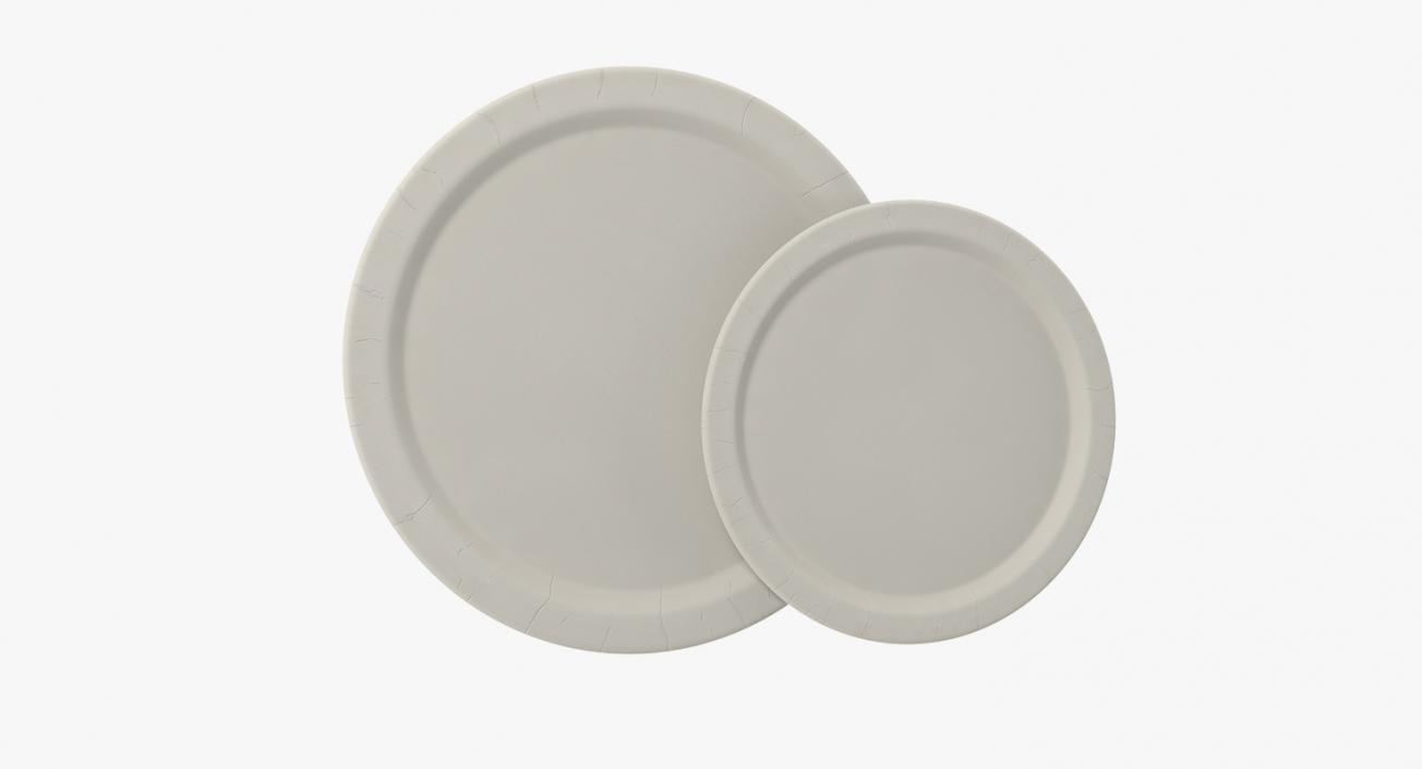 3D Disposable Tableware Collection 3 model