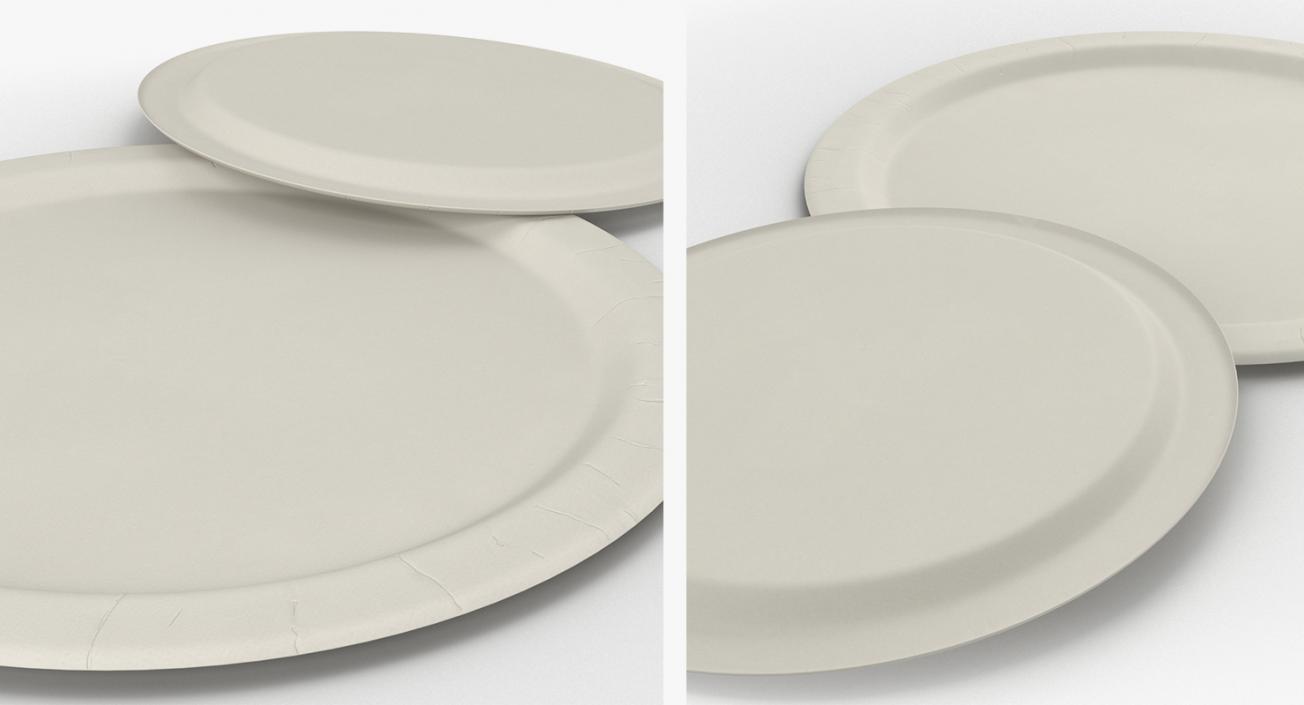 3D Disposable Tableware Collection 3 model