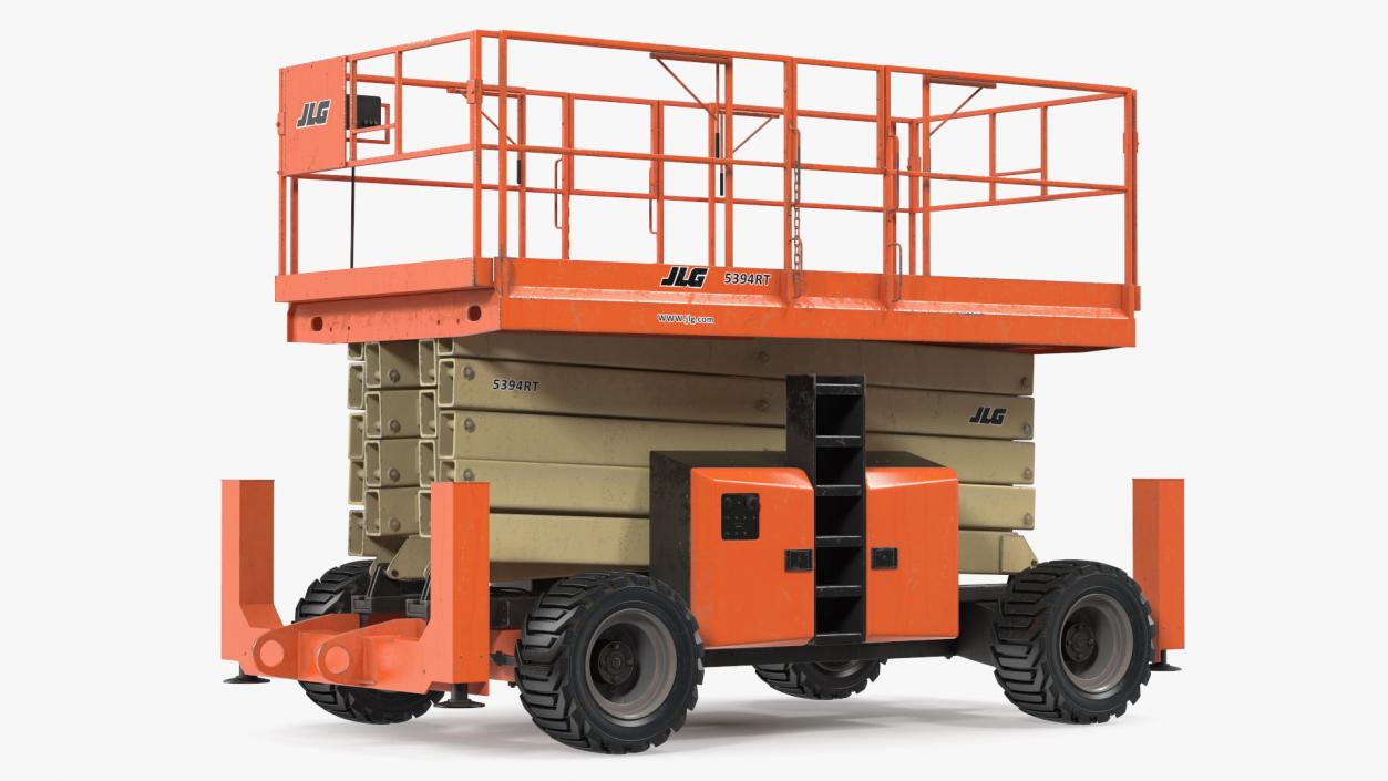 3D JLG Scissor Lift 5394RT model