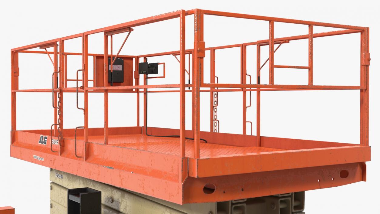 3D JLG Scissor Lift 5394RT model