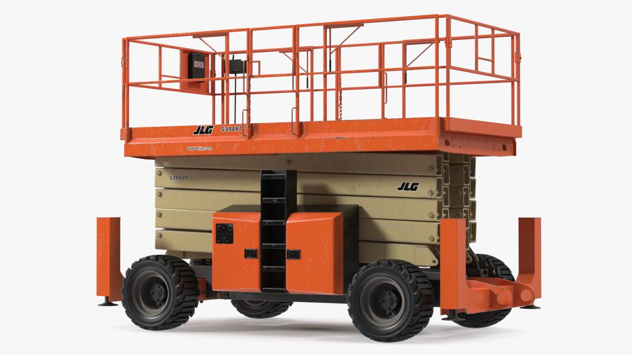 3D JLG Scissor Lift 5394RT model