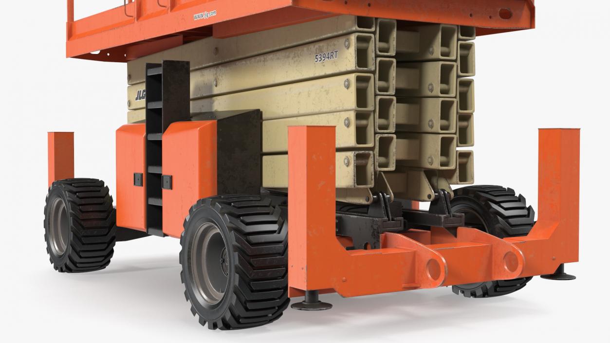 3D JLG Scissor Lift 5394RT model