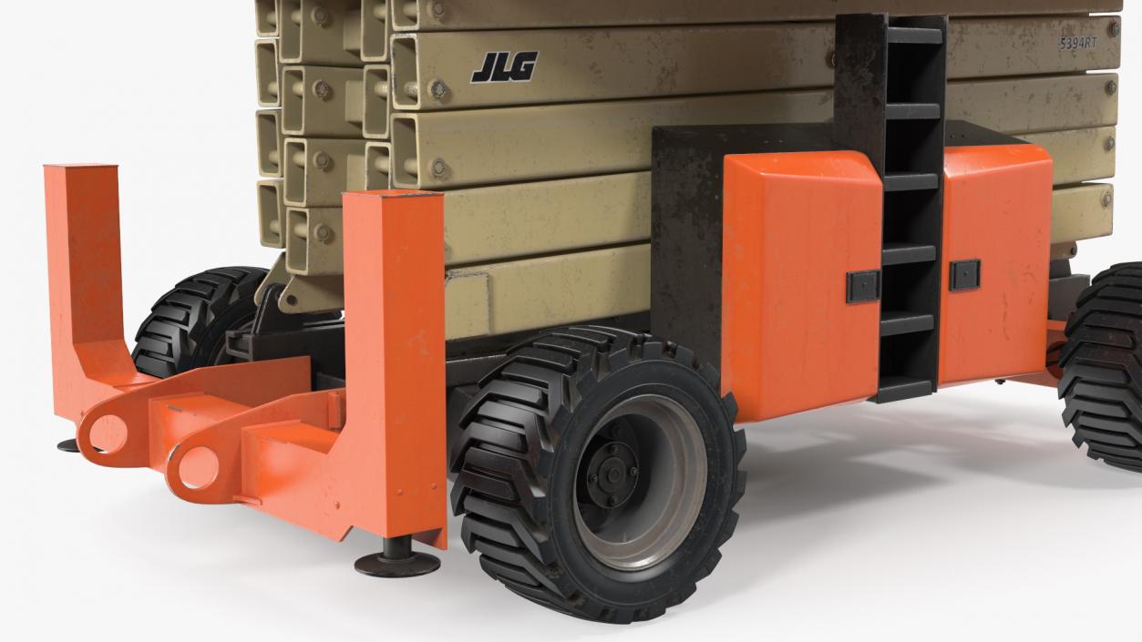 3D JLG Scissor Lift 5394RT model