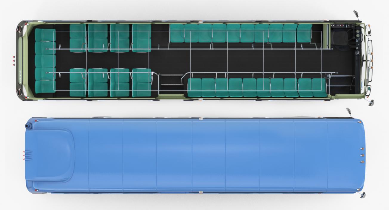 3D Flxible New Look Transit Bus model