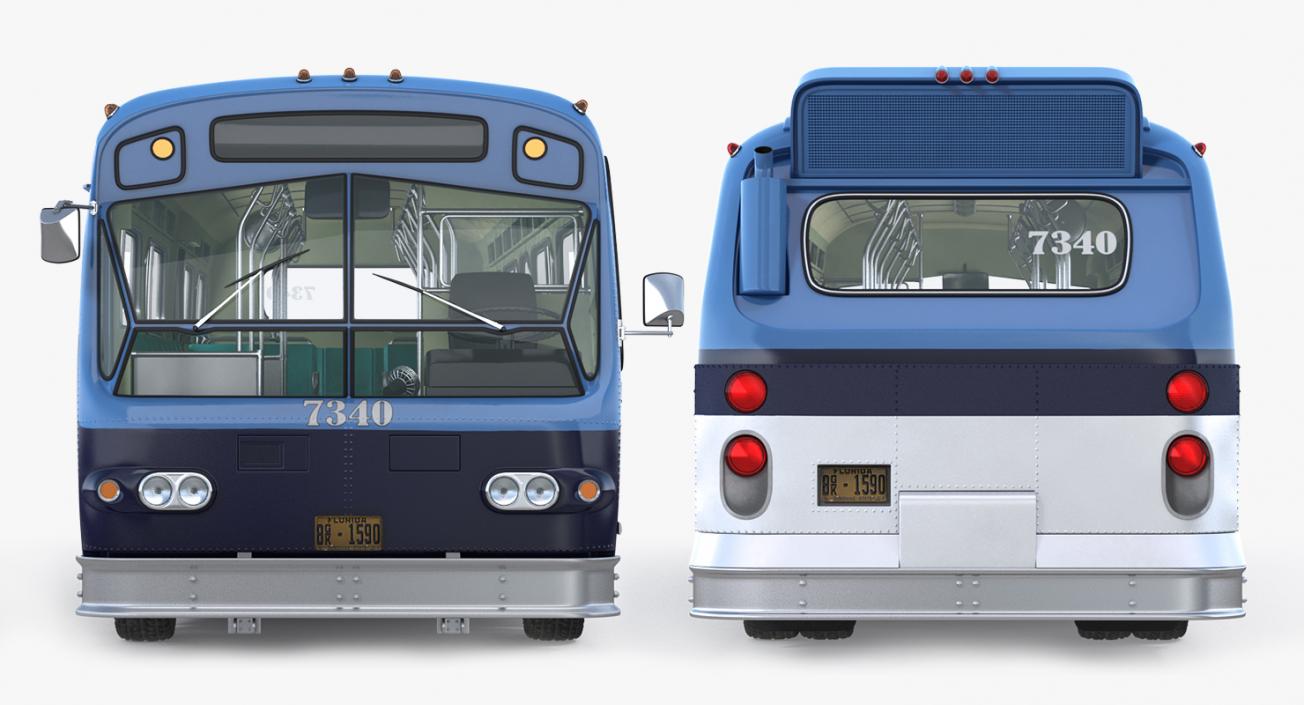 3D Flxible New Look Transit Bus model