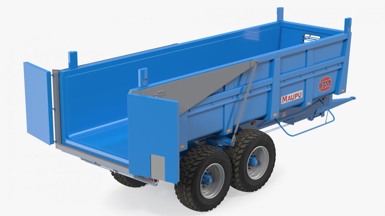 3D model Maupu 18t Trailer Clean Rigged