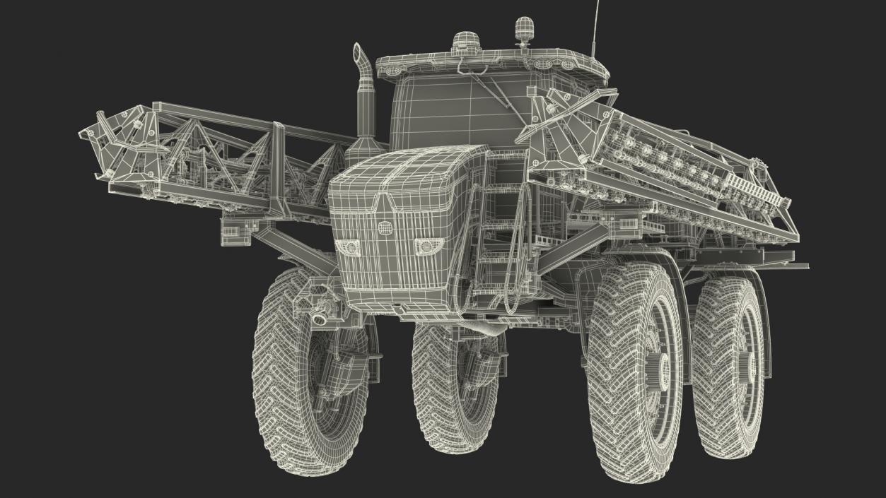 Self Propelled Sprayer Generic Rigged 3D