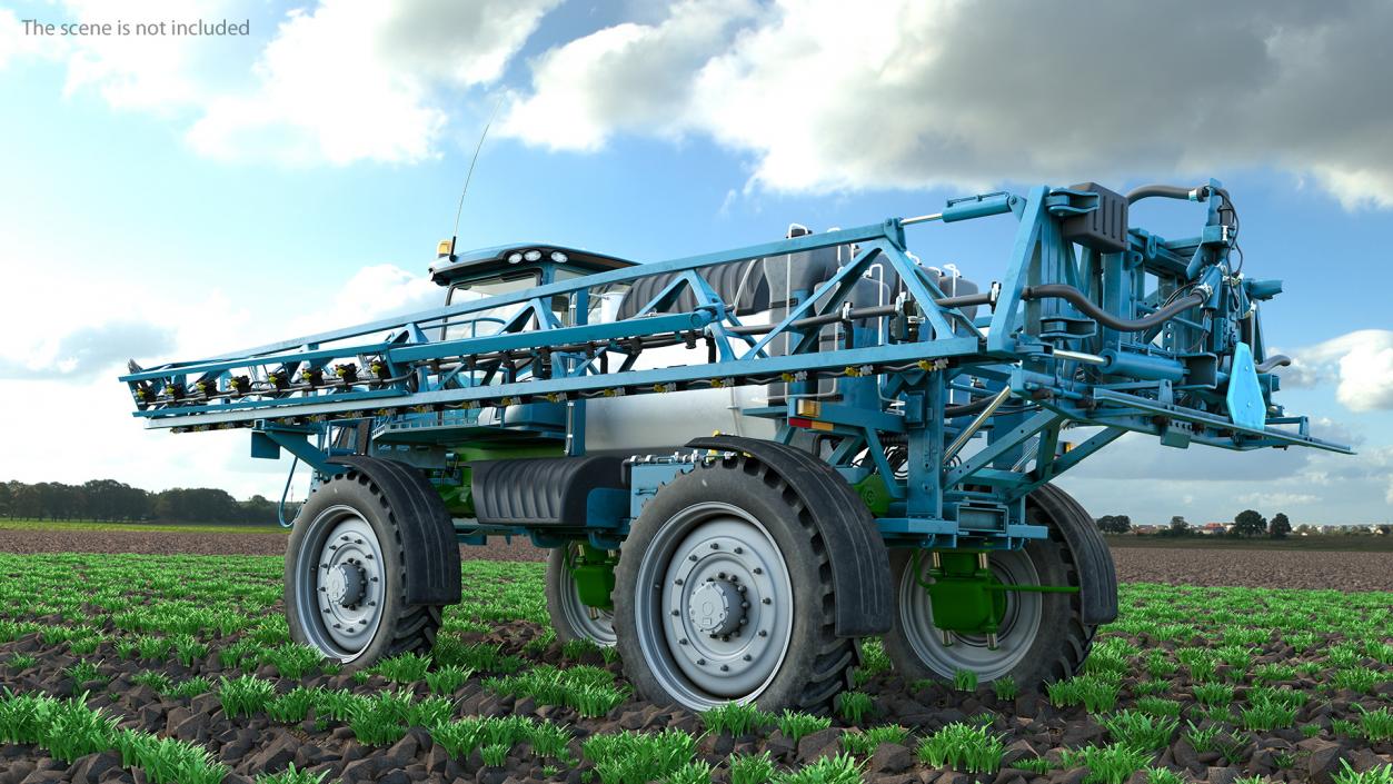 Self Propelled Sprayer Generic Rigged 3D