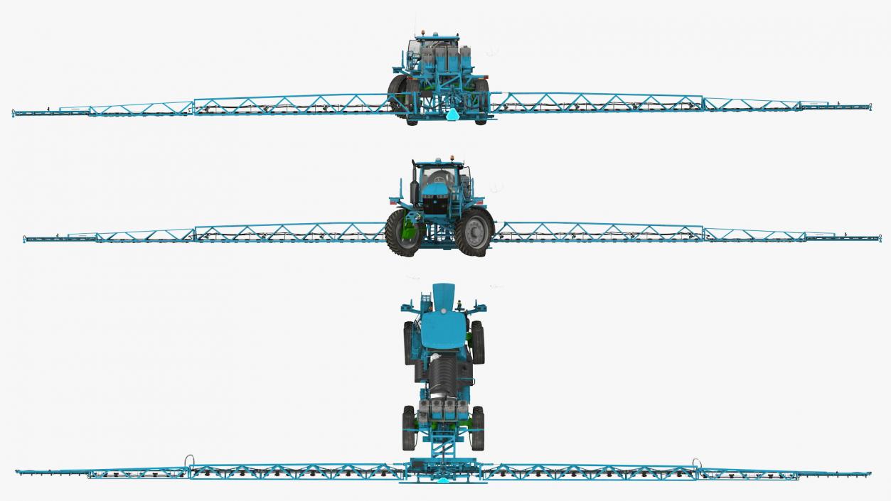 Self Propelled Sprayer Generic Rigged 3D