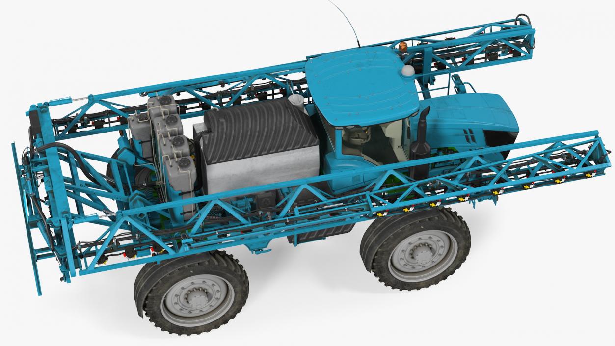 Self Propelled Sprayer Generic Rigged 3D