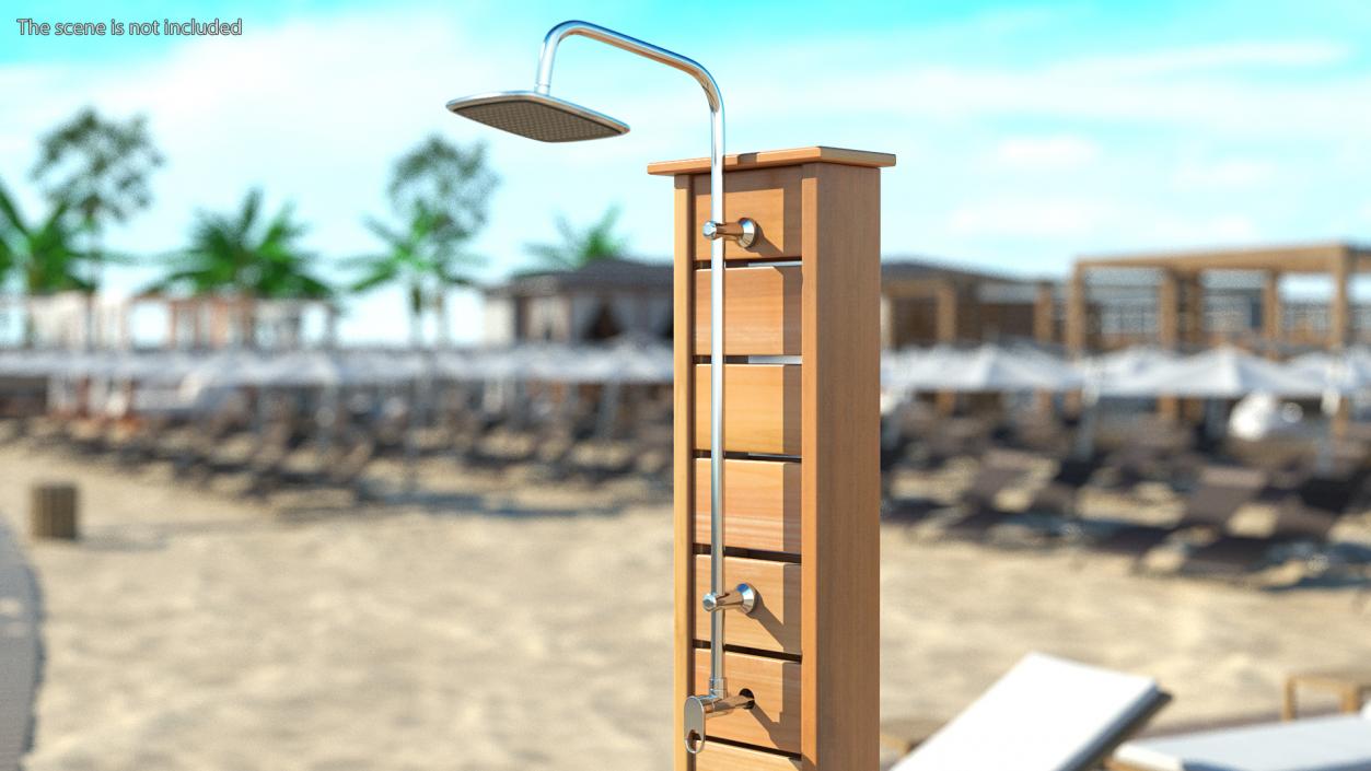 3D Sunlight Outdoor Shower model