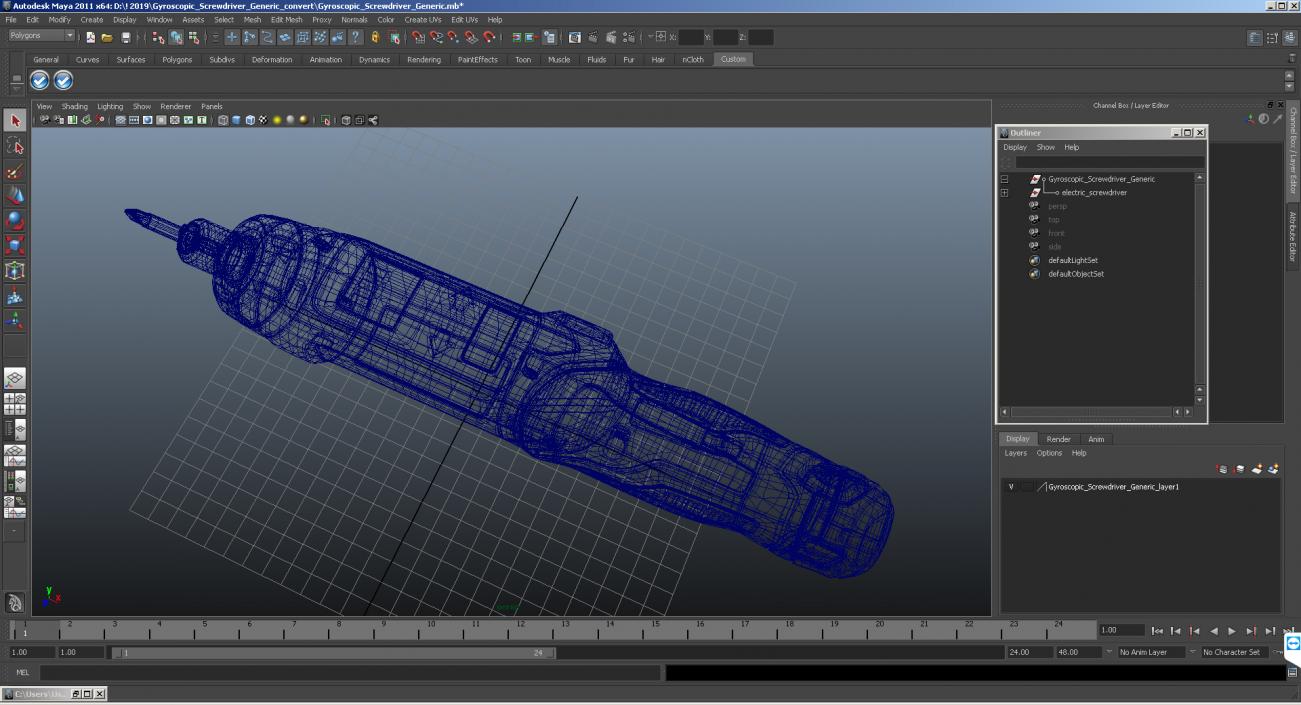 3D model Gyroscopic Screwdriver Generic