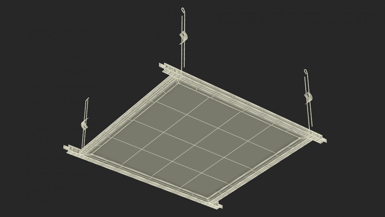 3D model Armstrong Light Panel OFF