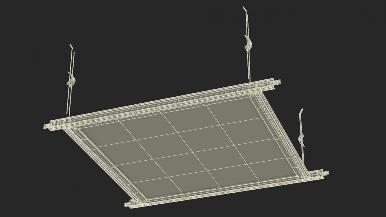 3D model Armstrong Light Panel OFF