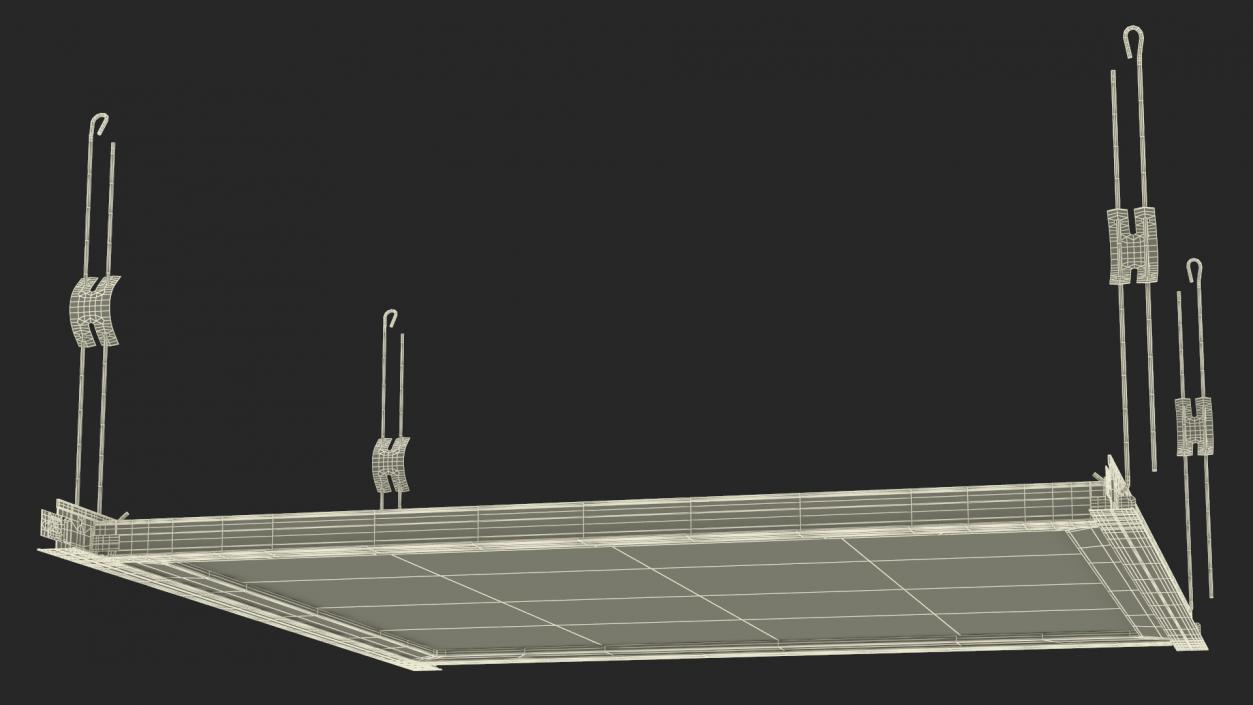 3D model Armstrong Light Panel OFF