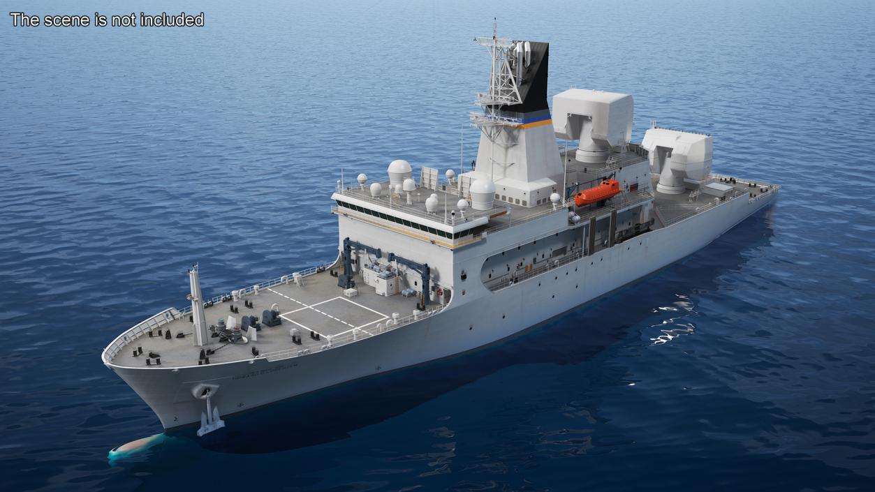 USNS Howard O Lorenzen Ship 3D