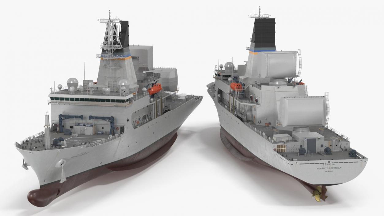 USNS Howard O Lorenzen Ship 3D