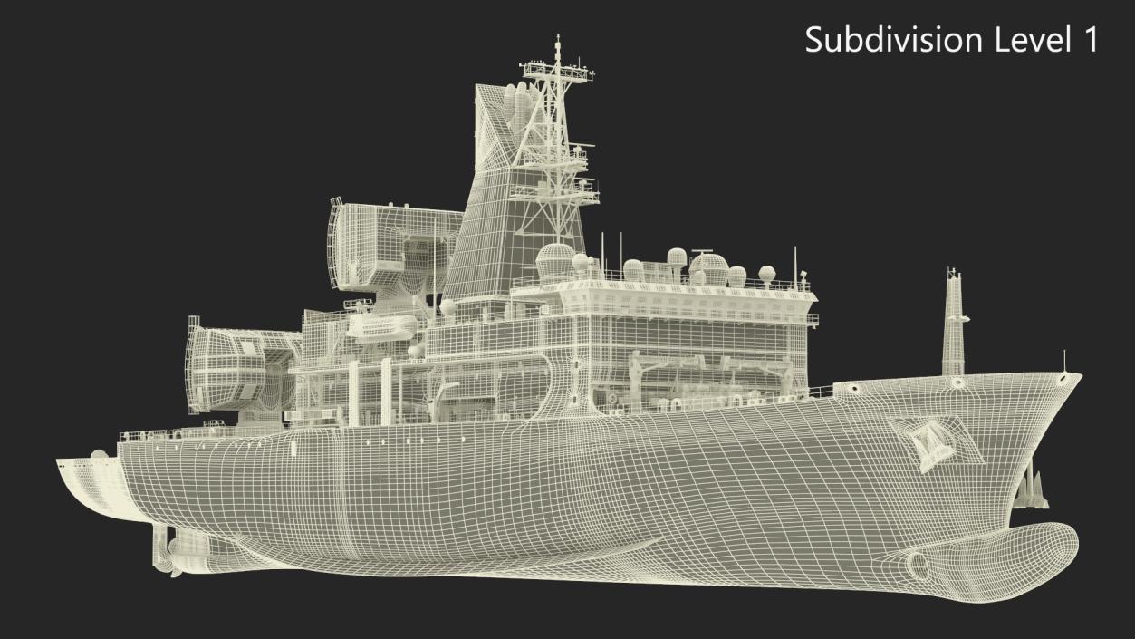 USNS Howard O Lorenzen Ship 3D