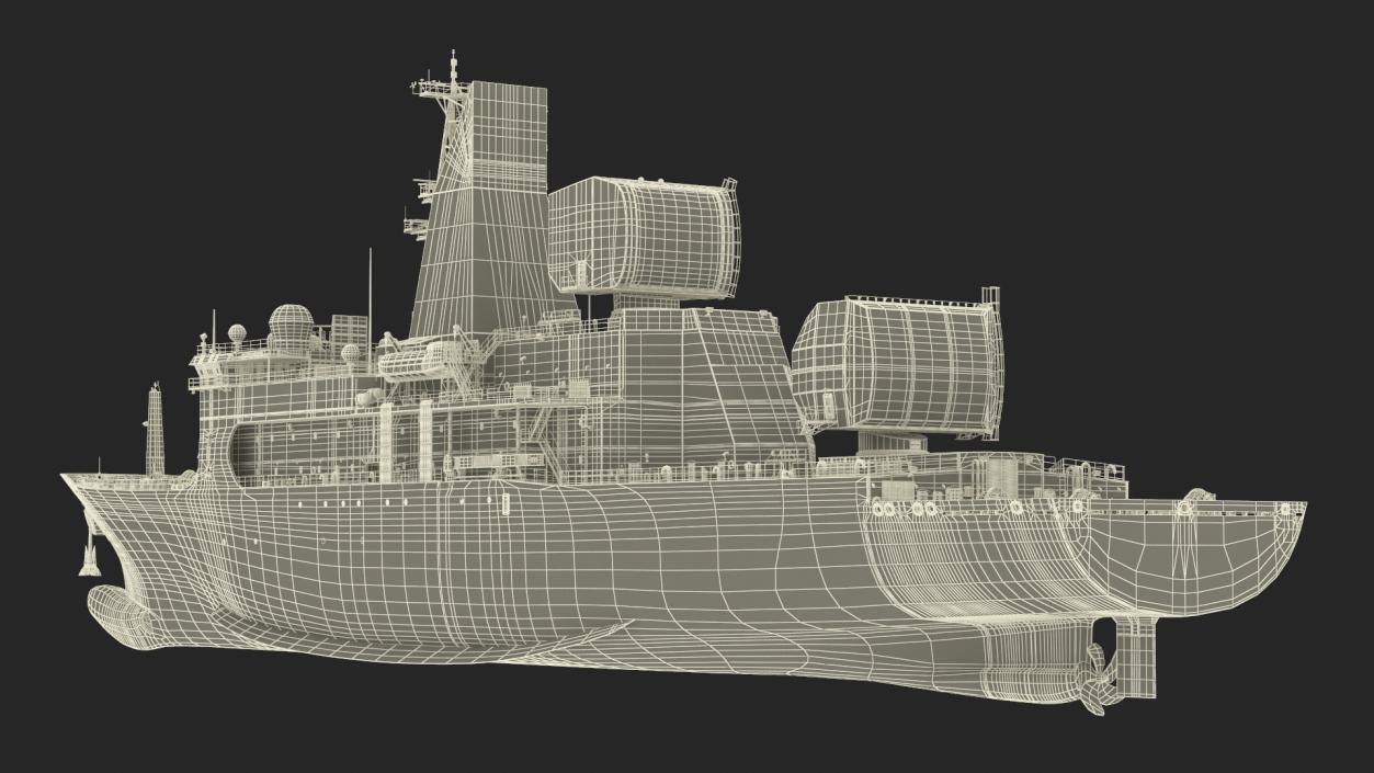 USNS Howard O Lorenzen Ship 3D