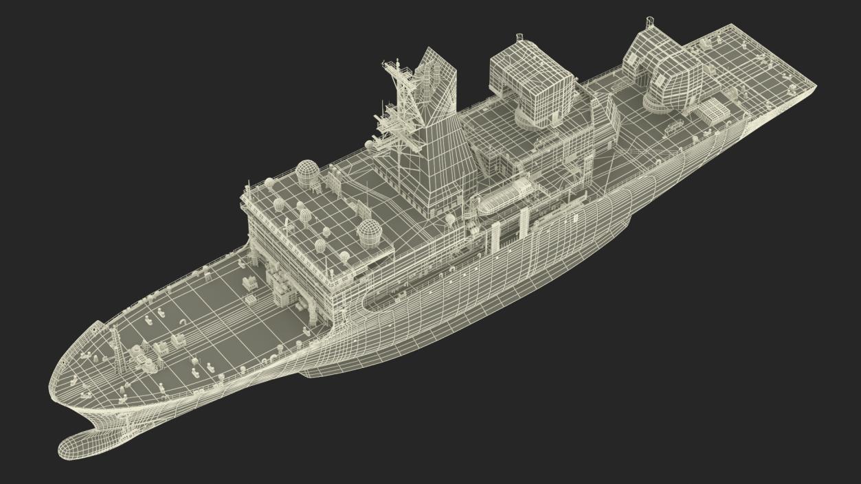 USNS Howard O Lorenzen Ship 3D