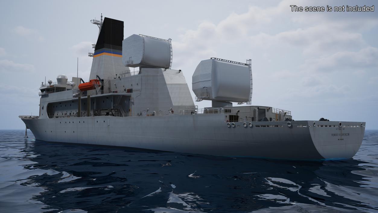 USNS Howard O Lorenzen Ship 3D