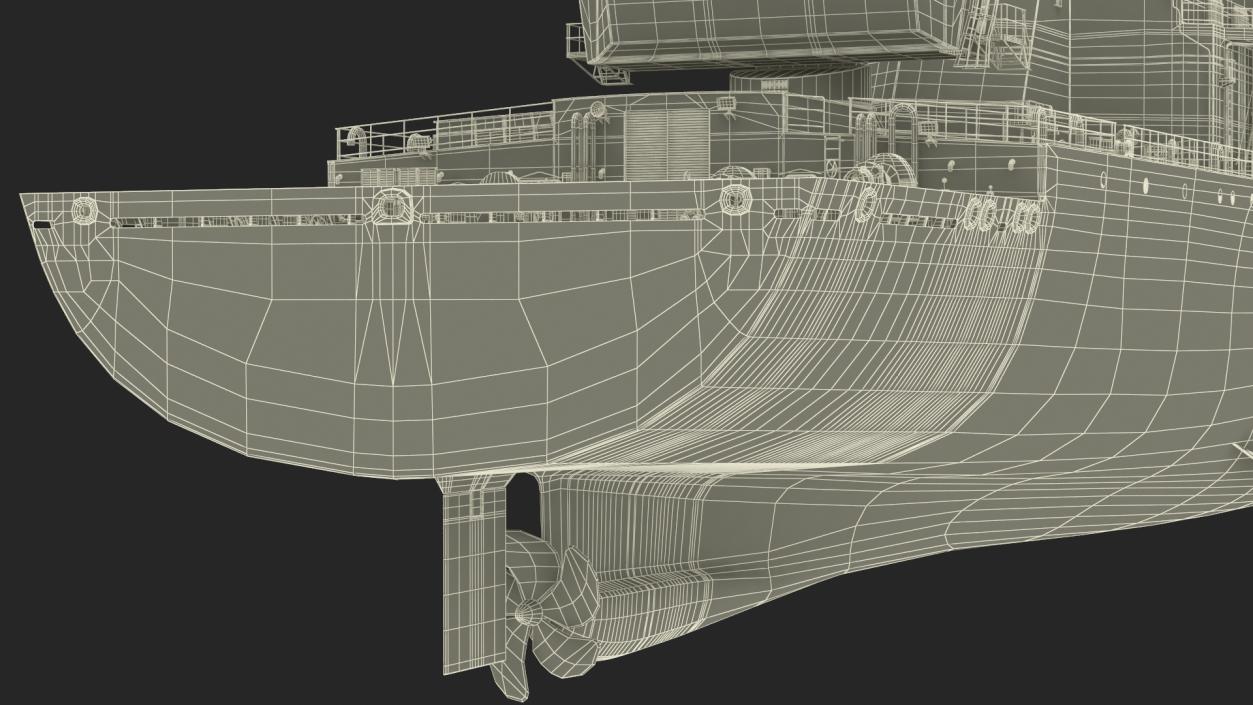 USNS Howard O Lorenzen Ship 3D