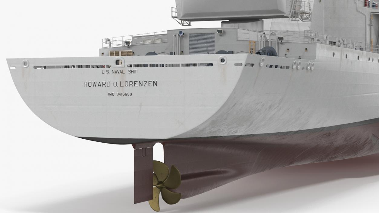 USNS Howard O Lorenzen Ship 3D