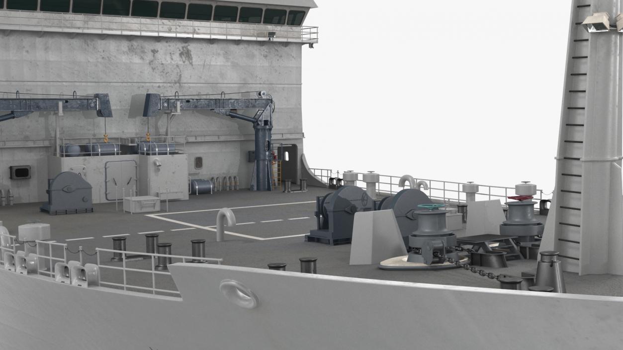 USNS Howard O Lorenzen Ship 3D