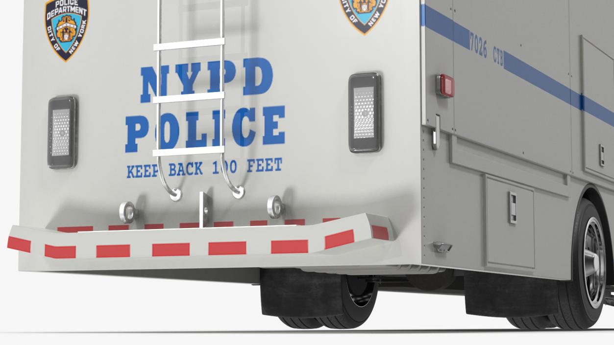 NYPD ASPCA Mobile Command Center Illuminated 3D model