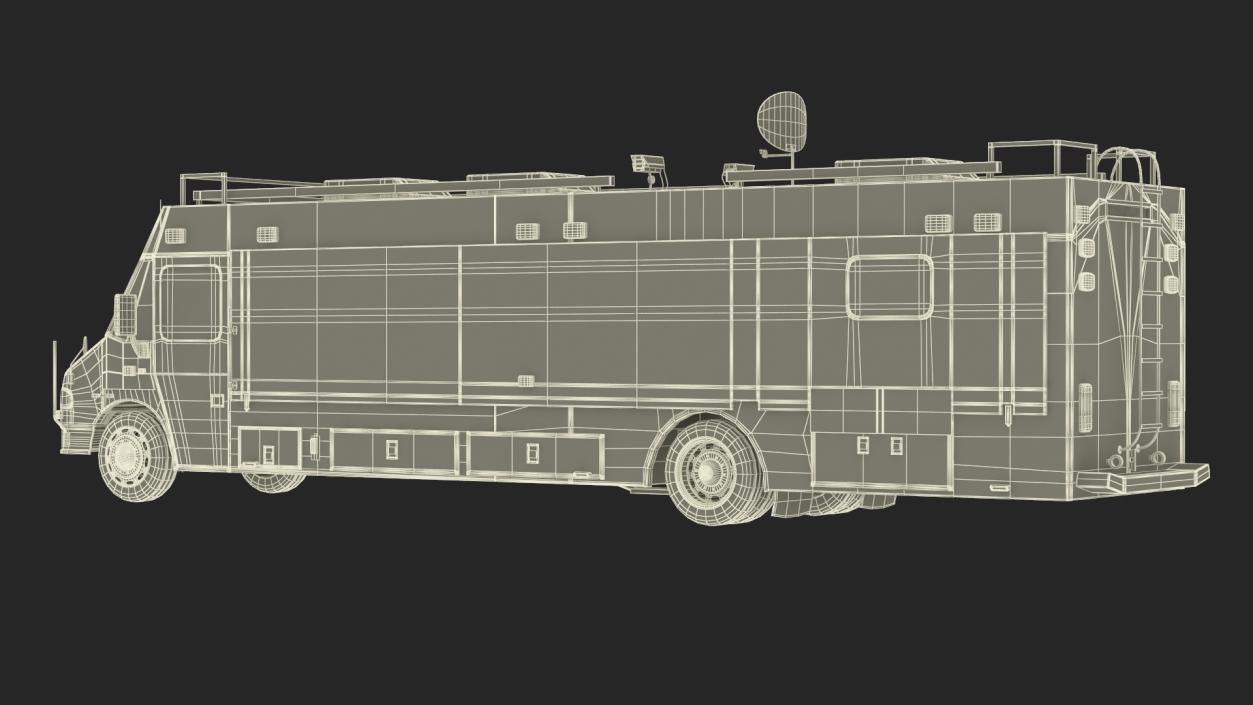 NYPD ASPCA Mobile Command Center Illuminated 3D model