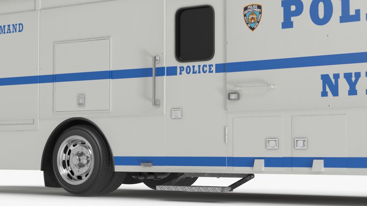 NYPD ASPCA Mobile Command Center Illuminated 3D model