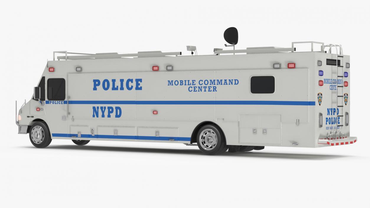 NYPD ASPCA Mobile Command Center Illuminated 3D model