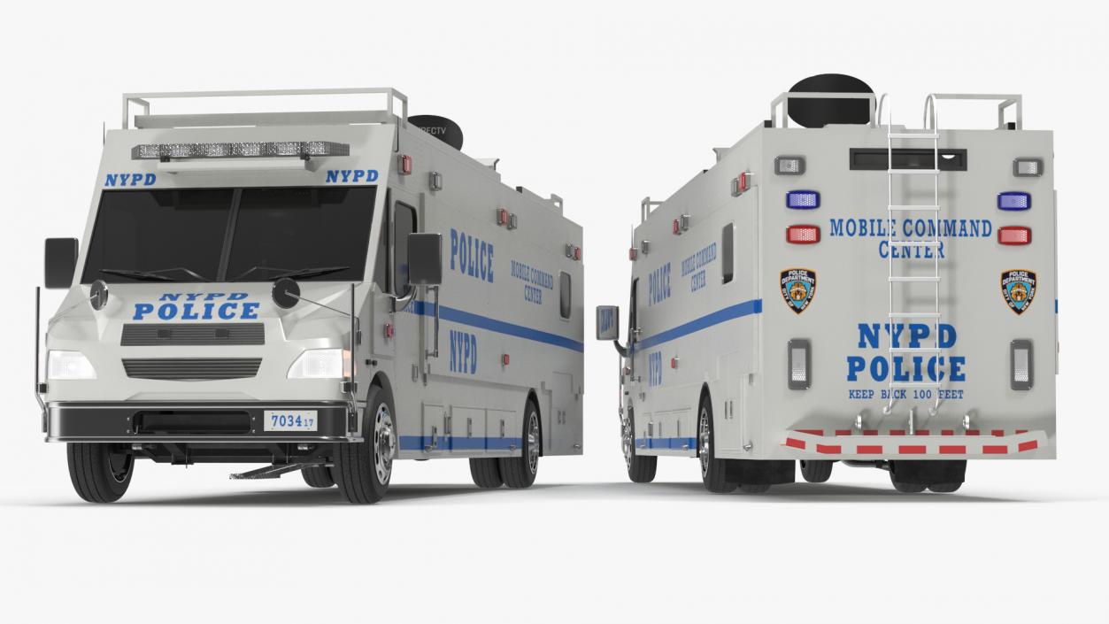 NYPD ASPCA Mobile Command Center Illuminated 3D model