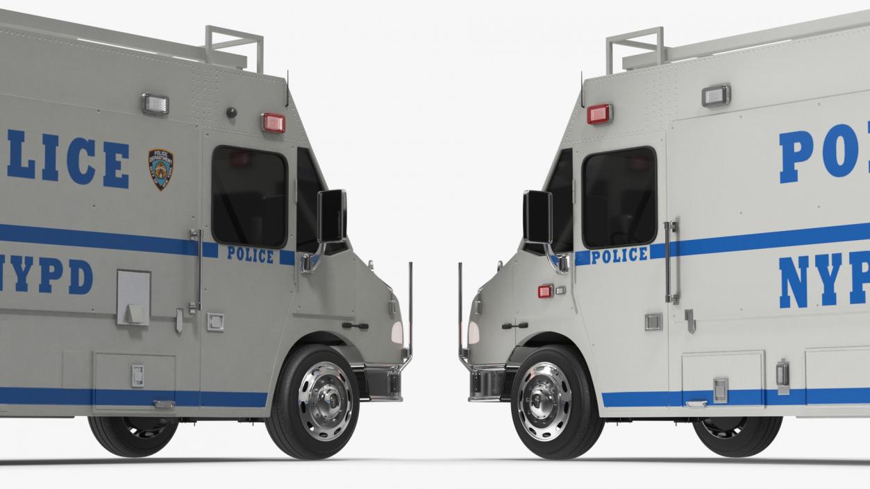 NYPD ASPCA Mobile Command Center Illuminated 3D model