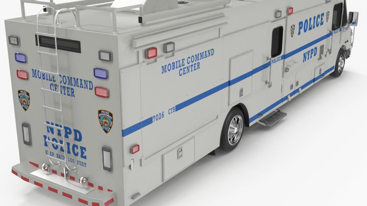 NYPD ASPCA Mobile Command Center Illuminated 3D model