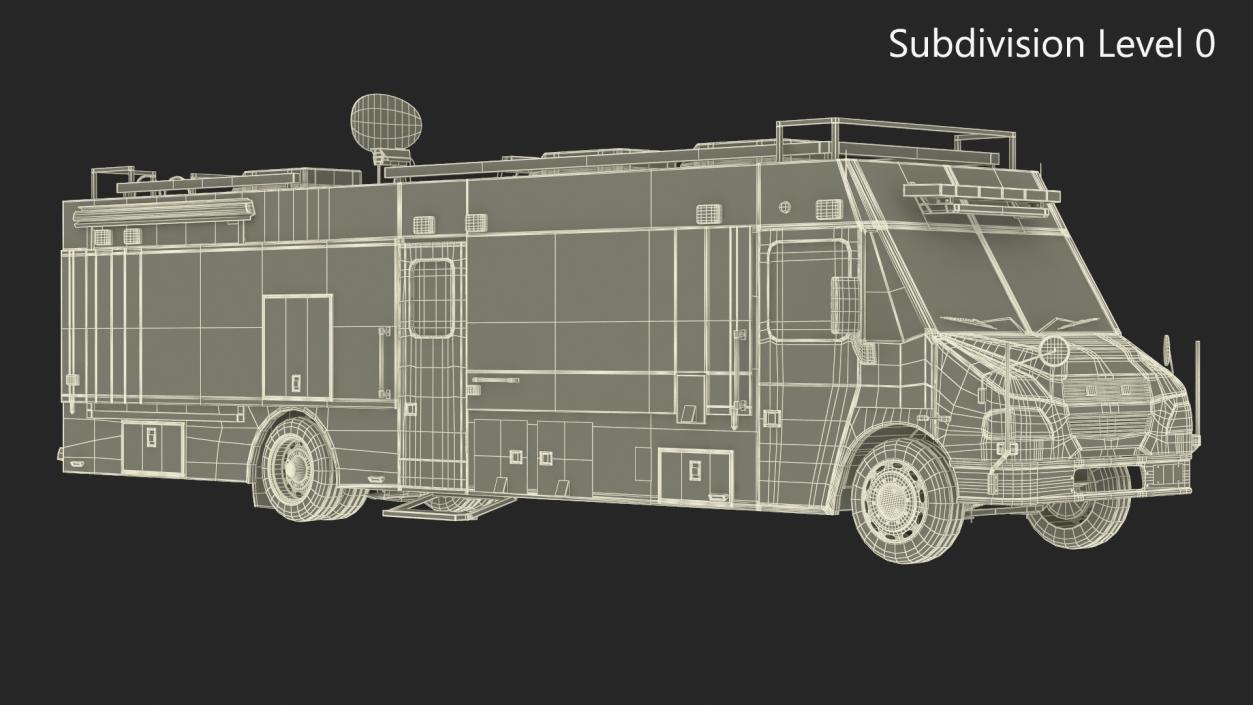 NYPD ASPCA Mobile Command Center Illuminated 3D model