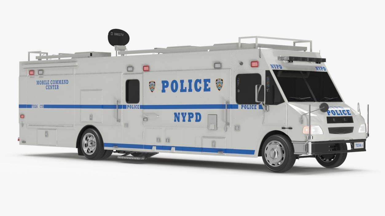 NYPD ASPCA Mobile Command Center Illuminated 3D model