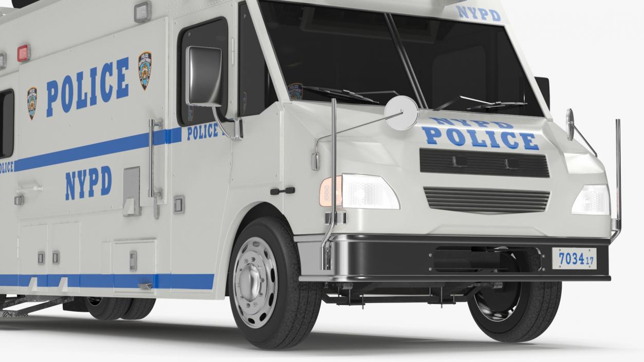 NYPD ASPCA Mobile Command Center Illuminated 3D model