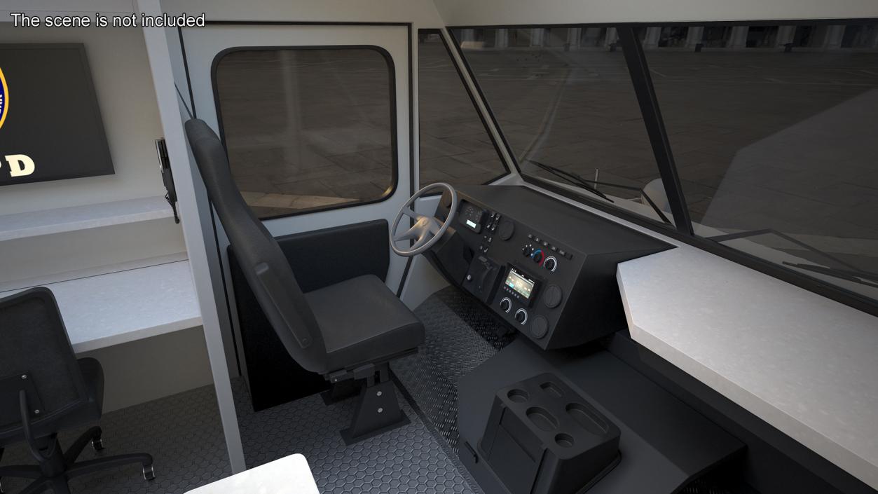 NYPD ASPCA Mobile Command Center Illuminated 3D model