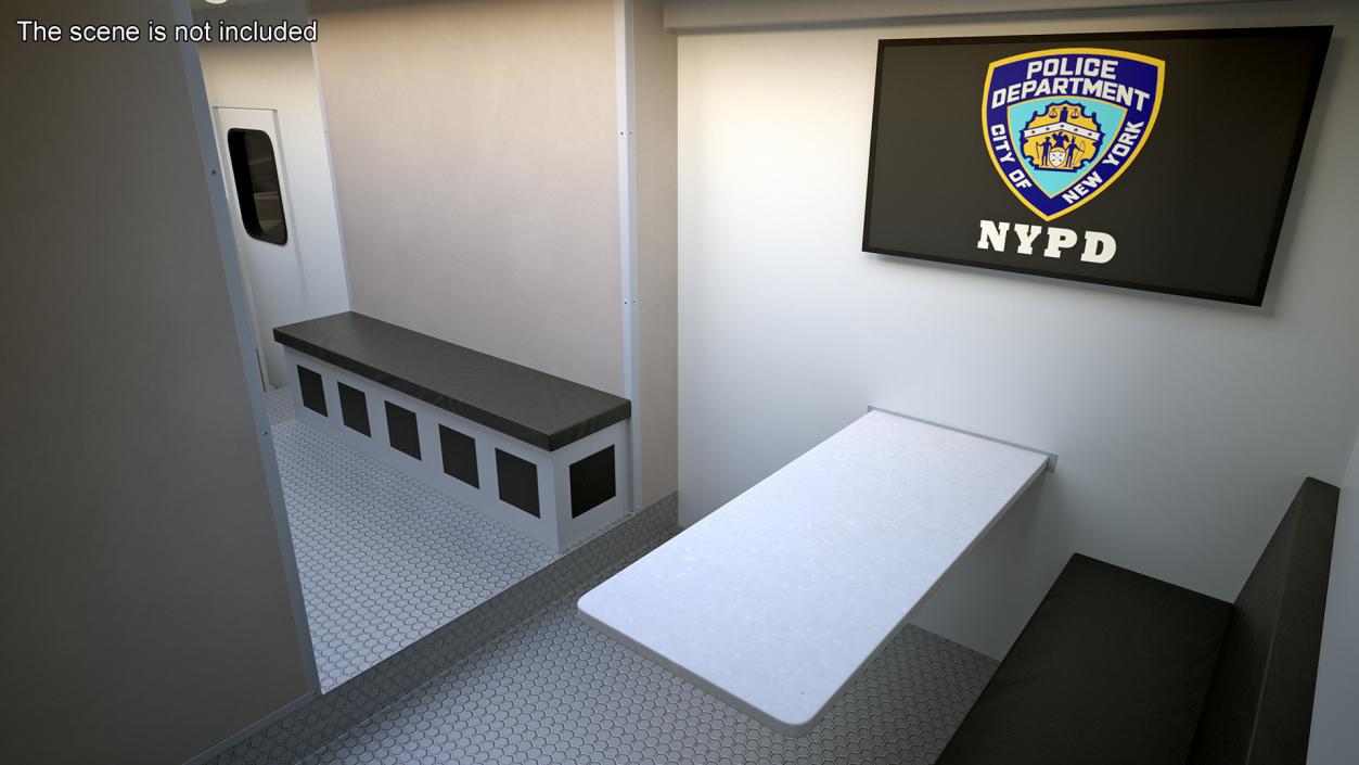 NYPD ASPCA Mobile Command Center Illuminated 3D model